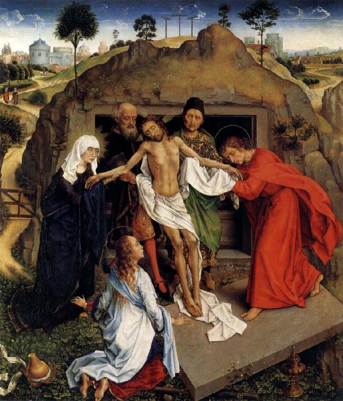 Roger Van Der Weyden The Beweinung oil painting picture